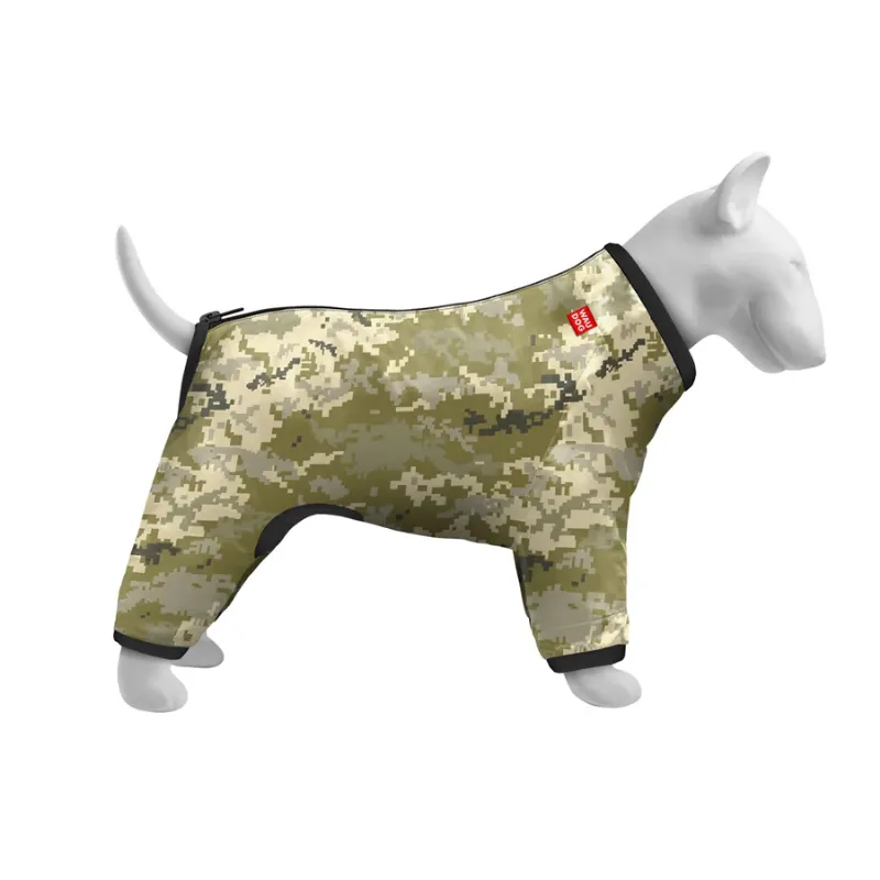 Вітровка для собак «Мілітарі», S32 WAUDOG Clothes Dog Windbreaker Military