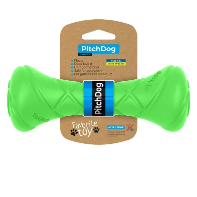 Ігрова гантель для апортировки, салатовий PitchDog Dumbbell