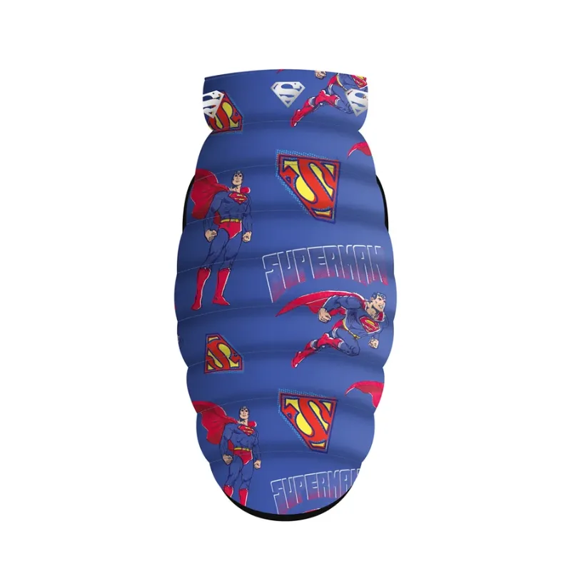 Курточка для собак двусторонняя «Сила Супермена», XS22 WAUDOG Clothes Dog Jacket Superman Power
