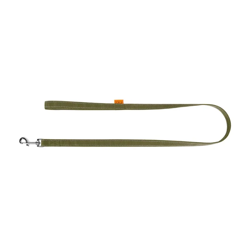 Поводок нейлоновый двойной, L, хаки Dog Extreme Leash