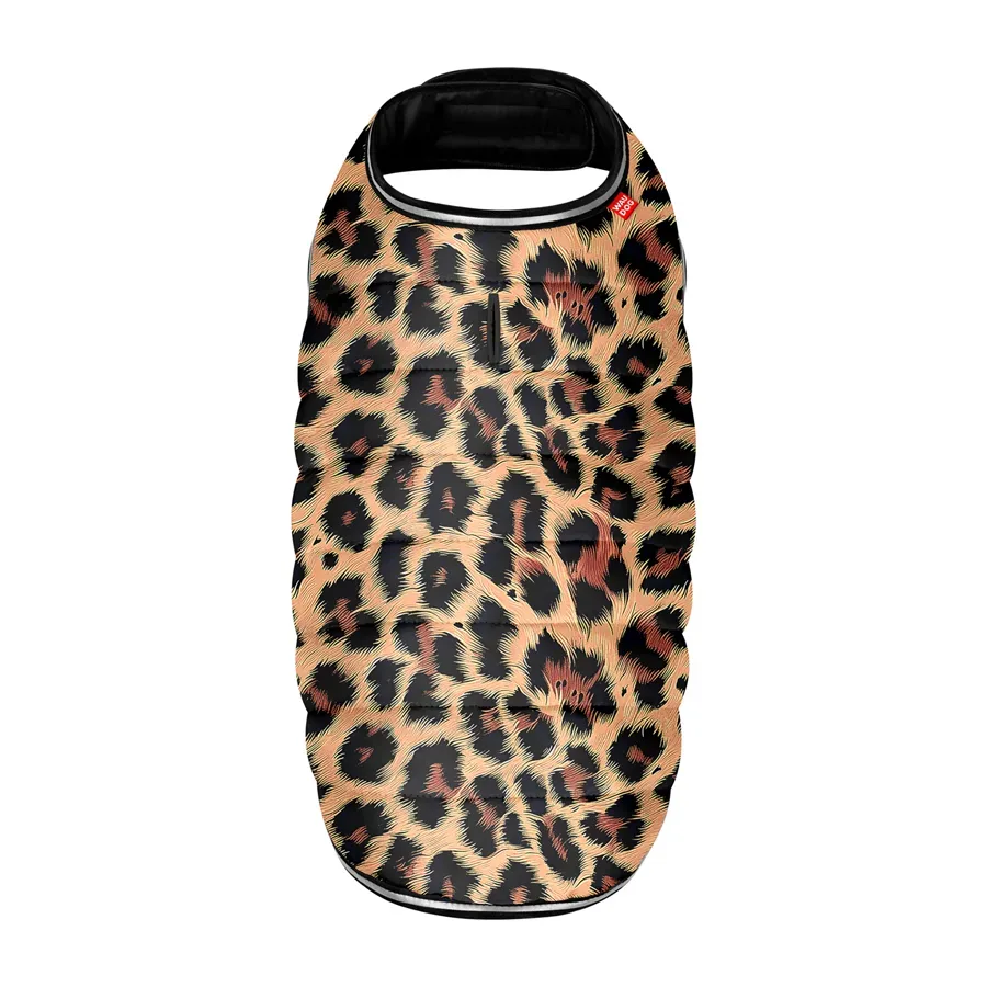 Курточка-накидка для собак «Леопард», M WAUDOG Clothes Dog Cape Jacket Leopard