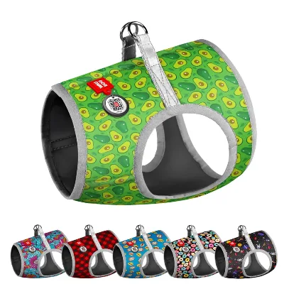 Шлея для собак мягкая «Авокадо», S2 WAUDOG Clothes Soft Harness Avocado