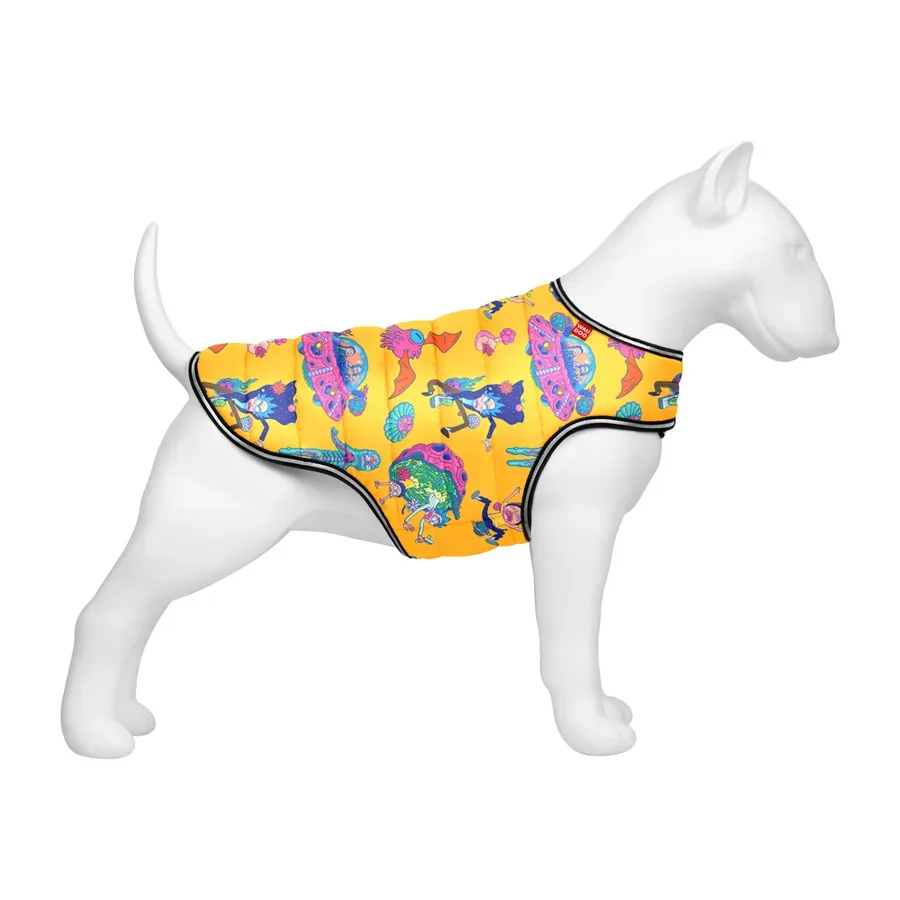Курточка-накидка для собак «Рік та Морті 3», XL WAUDOG Clothes Dog Cape Jacket Rick and Morty 3