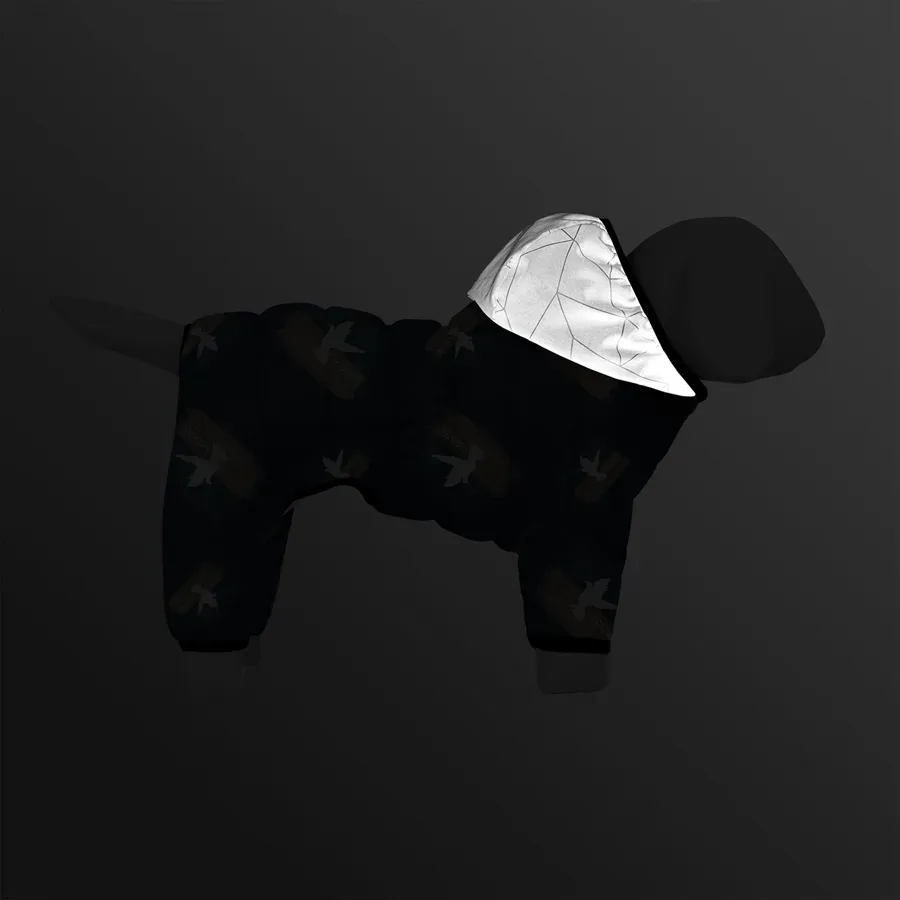 Комбінезон для собак «Прапор», L55 WAUDOG Clothes Dog Jumpsuit Flag