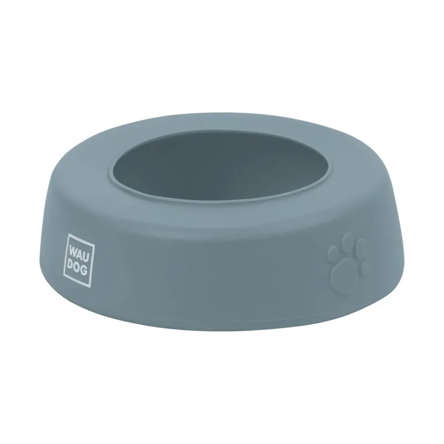 Миска-непроливайка 1 л, сірий WAUDOG Silicone Bowl