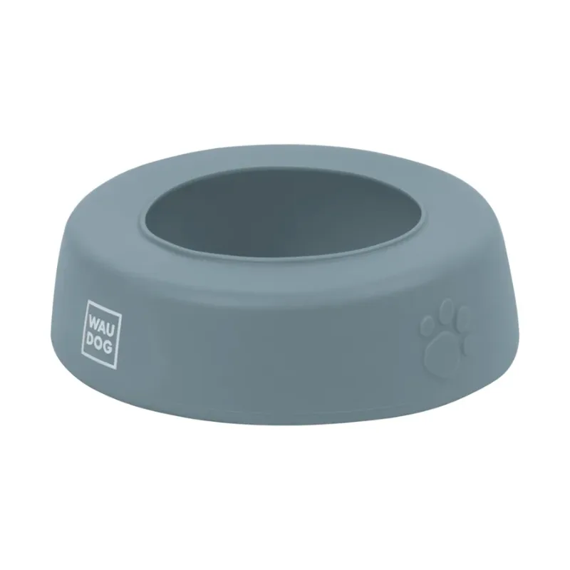 Миска-непроливайка 1 л, сірий WAUDOG Silicone Bowl