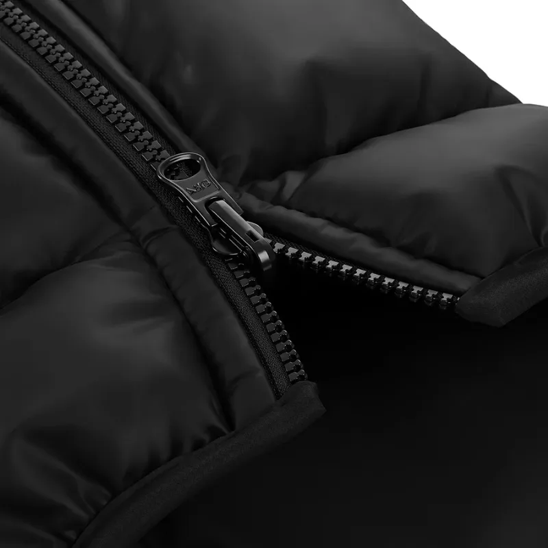 Курточка для собак двостороння, з переробленого поліестеру, M45, чорний WAUDOG Re-clothes Dog Jacket