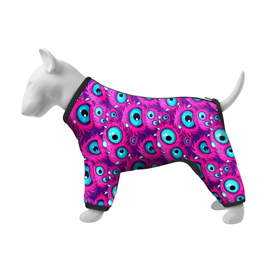Ветровка для собак «Глаз монстра», XS22 WAUDOG Clothes Dog Windbreaker Monster Eye