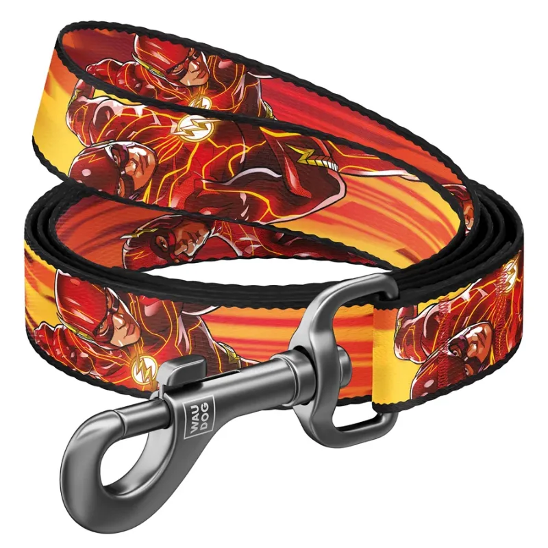 Поводок для собак нейлоновый «Скорость Флэша», S WAUDOG Nylon DC Comics Leash Flash Speed