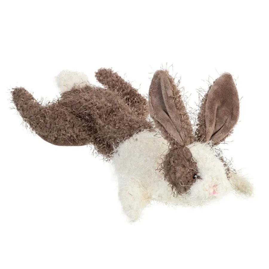 Игрушка для собак Заяц, шкурка с пищалкой, текстиль, 47 см GiGwi Plush Friendz Hare Plush Toy