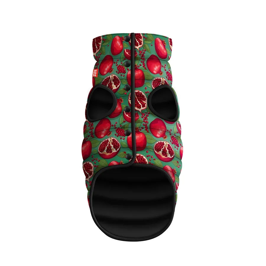 Курточка для собак «Гранати», XS25 WAUDOG Clothes Dog Jacket Pomegranates
