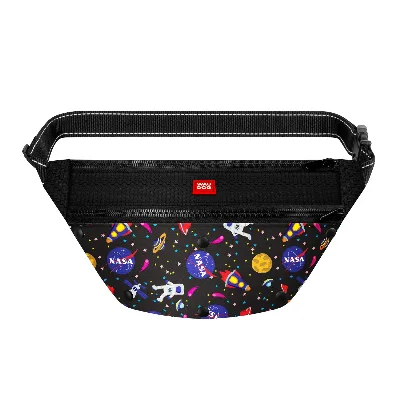 Поясна сумка-бананка для корму та аксесуарів, розмір 33*17*10 см «NASA» WAUDOG Family Waist Bag NASA