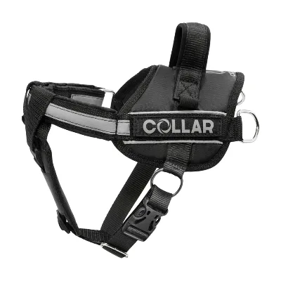 Шлея "POLICE", №1, черный Dog Extreme Police Harness