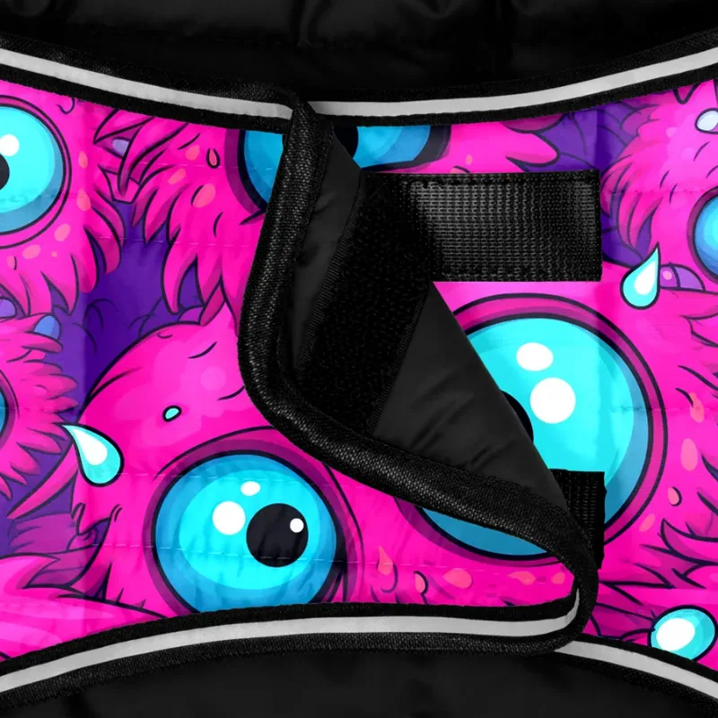 Курточка-накидка для собак «Глаз монстра», L WAUDOG Clothes Dog Cape Jacket Monster Eye