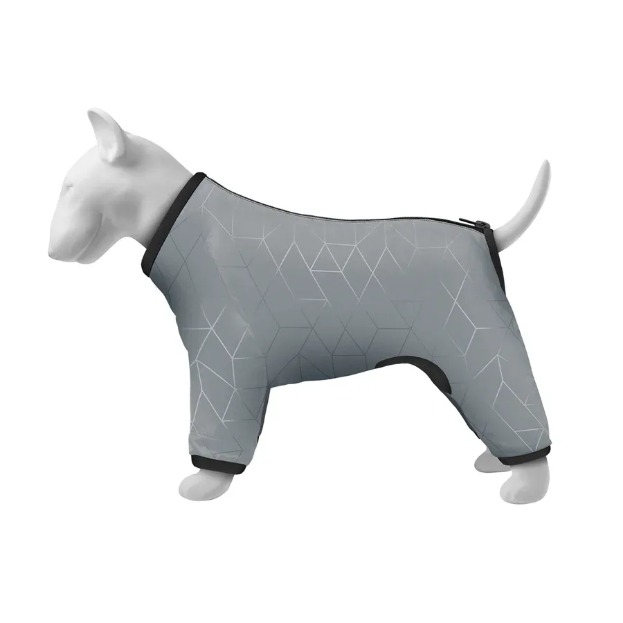 Вітровка для собак світловідбивна, L55 WAUDOG Clothes Dog Windbreaker