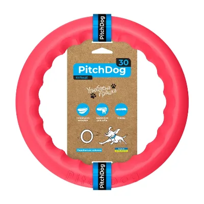 Кільце для апортировки 30, рожевий PitchDog Fetch Ring