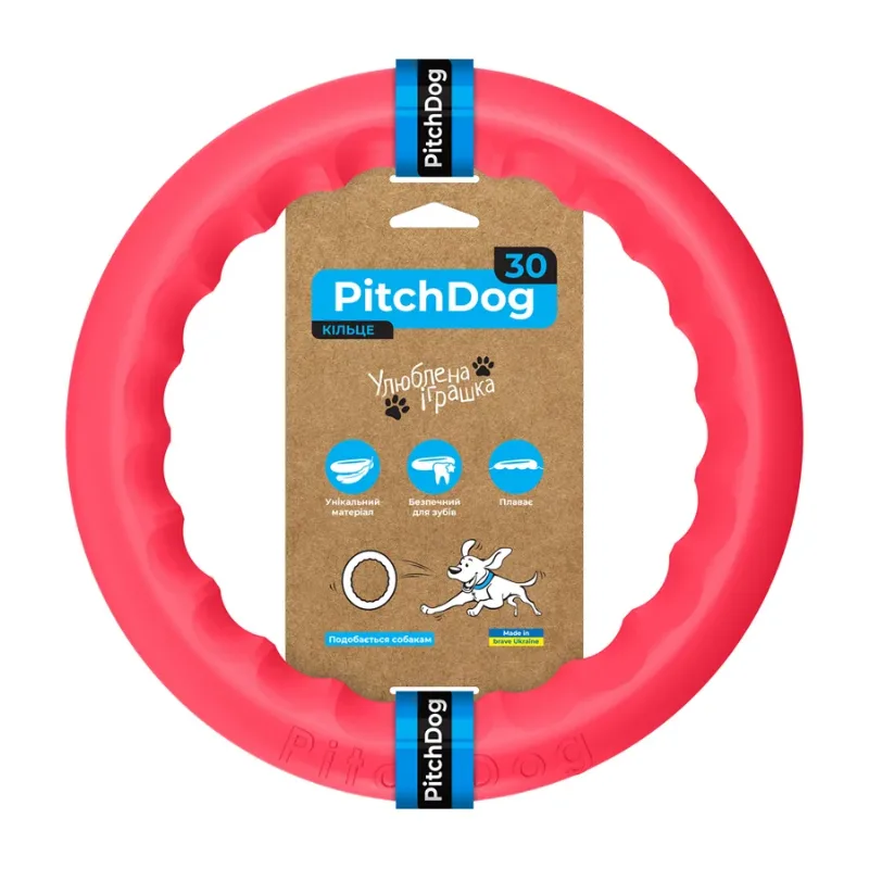 Кільце для апортировки 30, рожевий PitchDog Fetch Ring