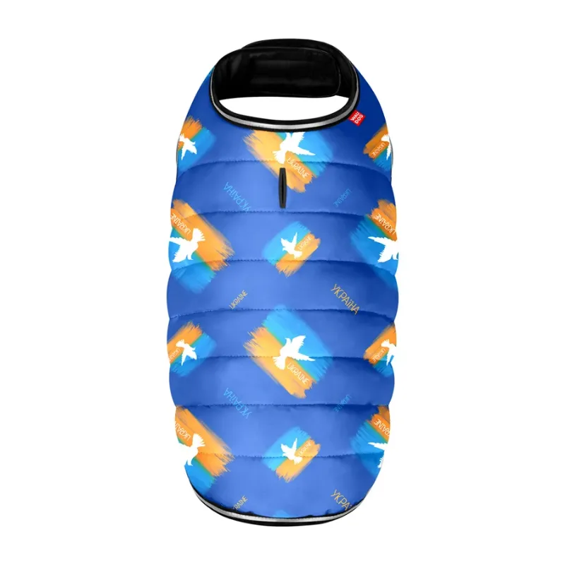 Курточка-накидка для собак «Прапор», XS WAUDOG Clothes Dog Cape Jacket Flag