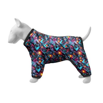 Ветровка для собак «Бесконечные миры», L50 WAUDOG Clothes Dog Windbreaker Endless Worlds