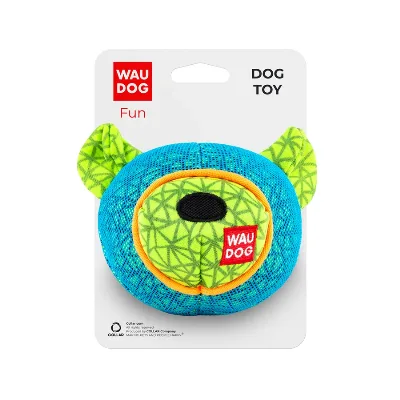 Игрушка для собак,"Мишка", голубой WAUDOG Fun Bear Toy
