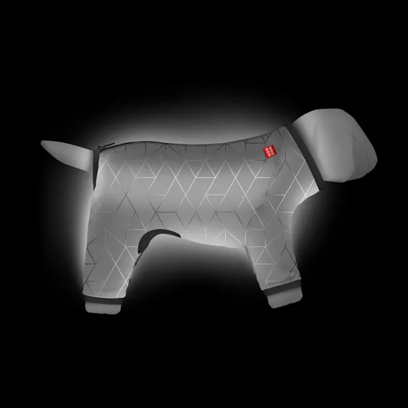 Вітровка для собак світловідбивна, XS25 WAUDOG Clothes Dog Windbreaker