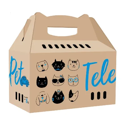 Коробка-переноска ТелеПет (455х220х435мм) TelePet Pet Carrier
