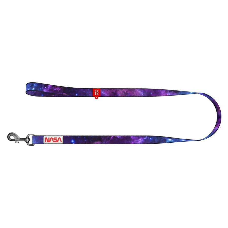 Повідець для собак нейлоновий «NASA21», 20 мм × 122 см, M WAUDOG Nylon Leash NASA21