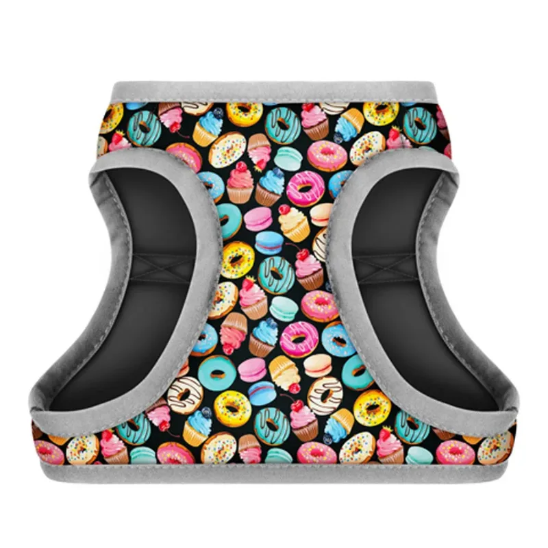 Шлея для собак м'яка «Пончики», XS2 WAUDOG Clothes Soft Harness Donuts