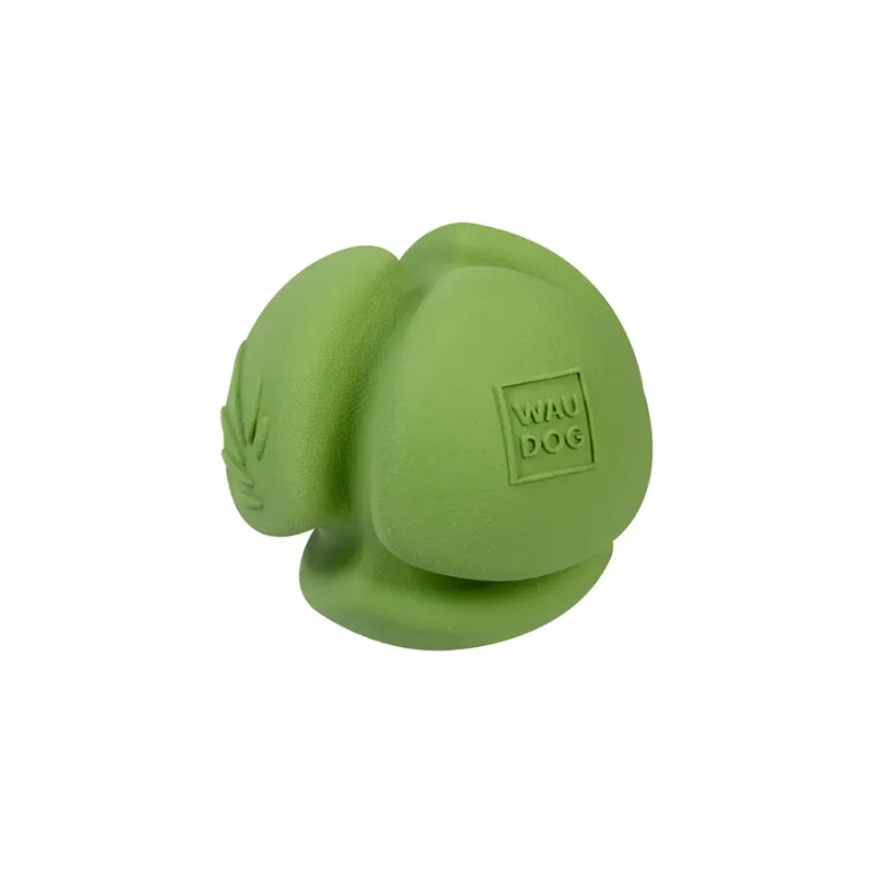 Игрушка для собак Мяч, биоразлагаемая резина, 7 см, зеленая WAUDOG Fun Natural Ball Toy