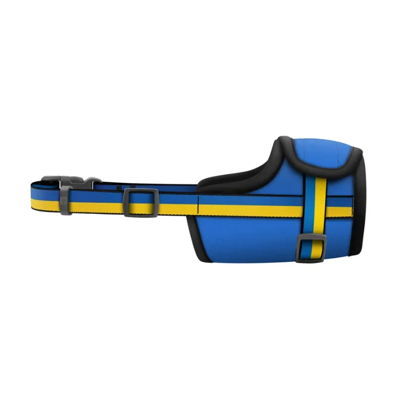 Намордник для собак, О 35-43 см «Colors of freedom», XL WAUDOG Nylon Muzzle Colors of Freedom