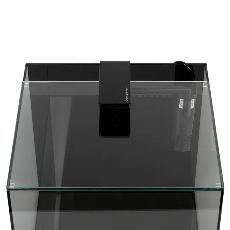 Акваріумний набір BlackCube 30 літрів, з чорною задньою стінкою, 31х31х31 см, скло 4 мм AquaLighter BlackCube Aquarium Kit