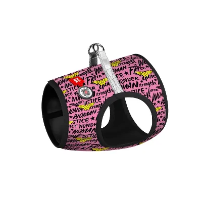 Шлея для собак м'яка «Диво-жінка в рожевому», XS3 WAUDOG Clothes Soft Harness Wonder Woman in Pink