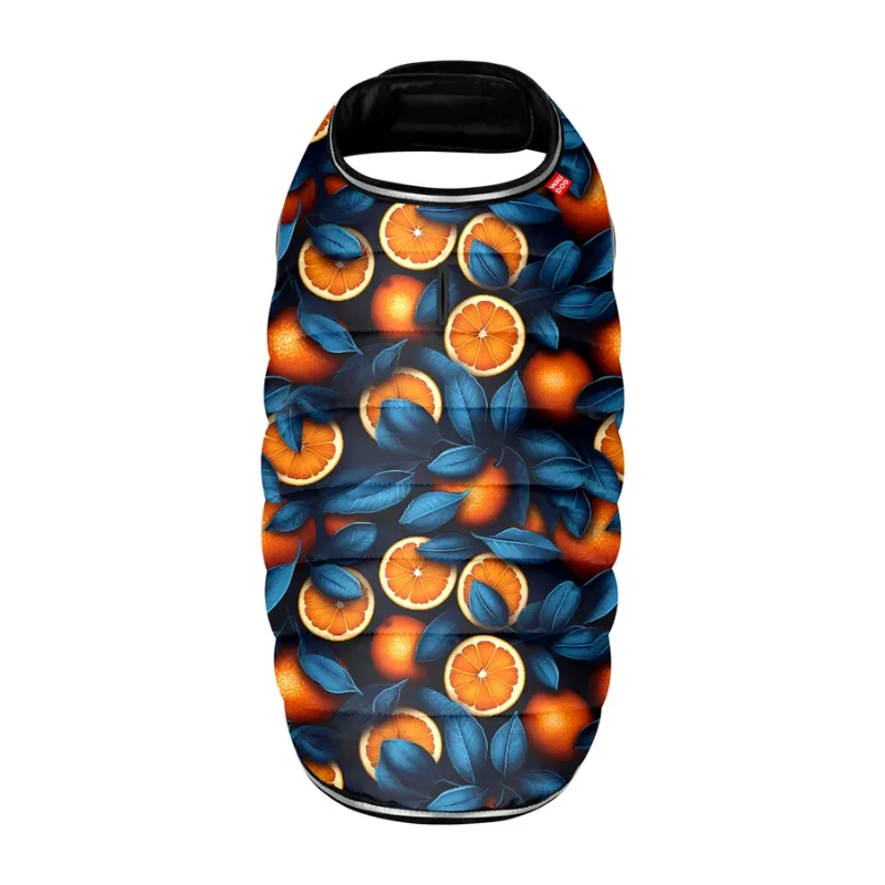 Курточка-накидка для собак «Апельсини», XXS WAUDOG Clothes Dog Cape Jacket Oranges