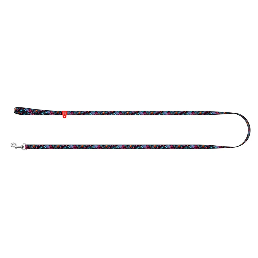 Поводок для котов и мелких пород собак нейлоновый «Бесконечные миры», XS WAUDOG Nylon Leash Endless Worlds