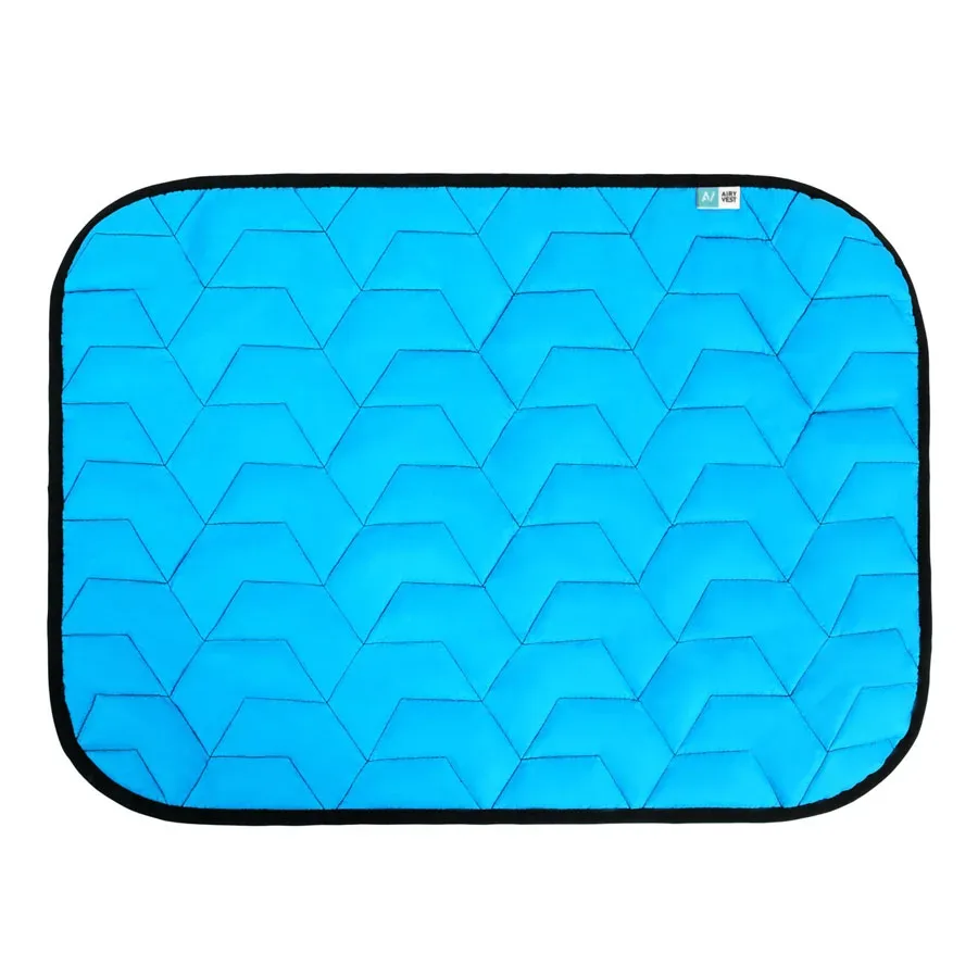 Подстилка для собак, 100*70 см, L, голубо-черная AiryVest Pet Mat