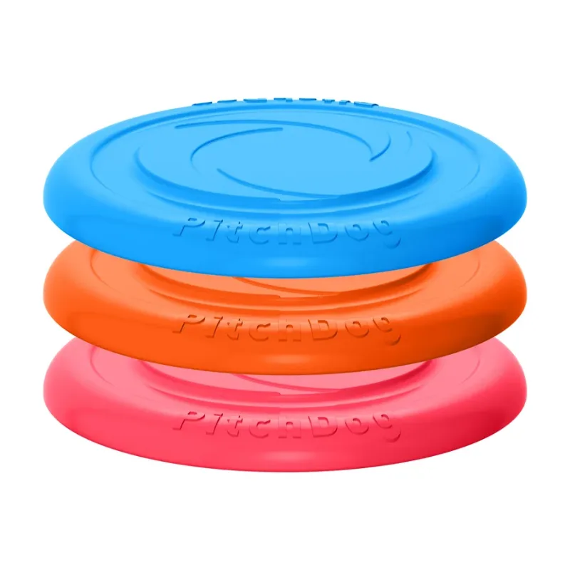Игровая тарелка для апортировки, оранжевый PitchDog Flying Disc