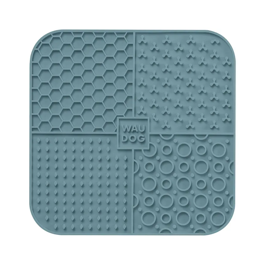 Килимок для злизування, 190х190х10 мм, сірий WAUDOG Silicone Lick Mat