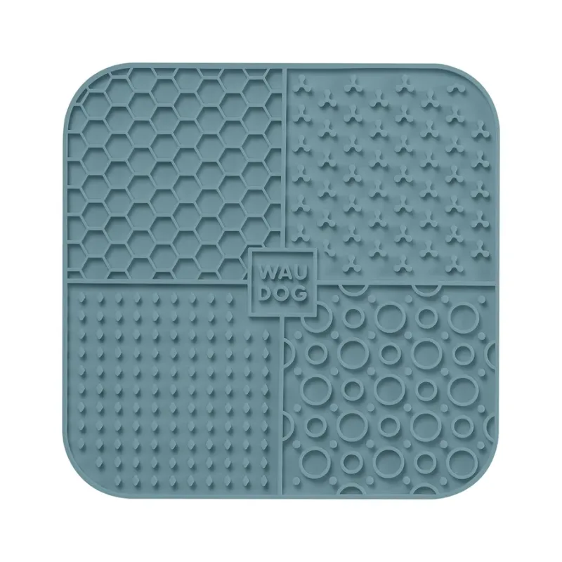 Килимок для злизування, 190х190х10 мм, сірий WAUDOG Silicone Lick Mat