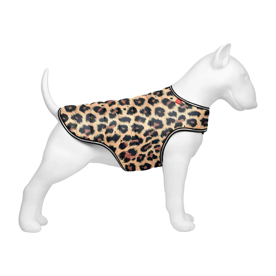 Курточка-накидка для собак «Леопард», XS WAUDOG Clothes Dog Cape Jacket Leopard