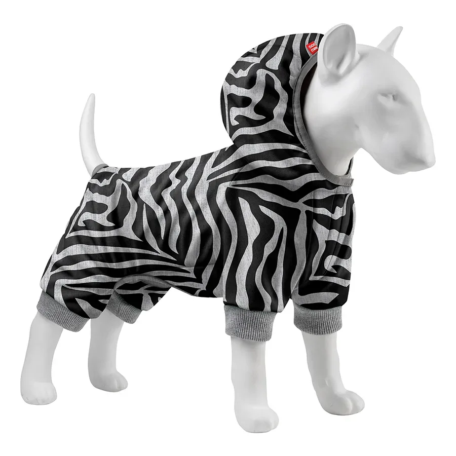 Комбінезон для собак, софтшелл «Зебра», M35 WAUDOG Clothes Dog Jumpsuit Zebra