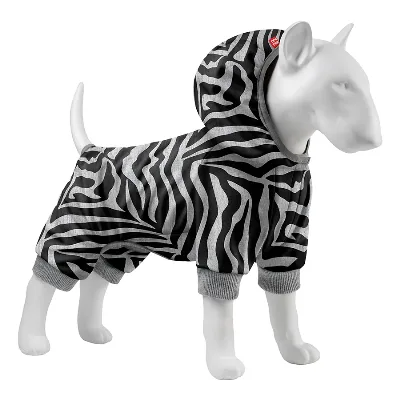 Комбинезон для собак, софтшелл «Зебра», M35 WAUDOG Clothes Dog Jumpsuit Zebra