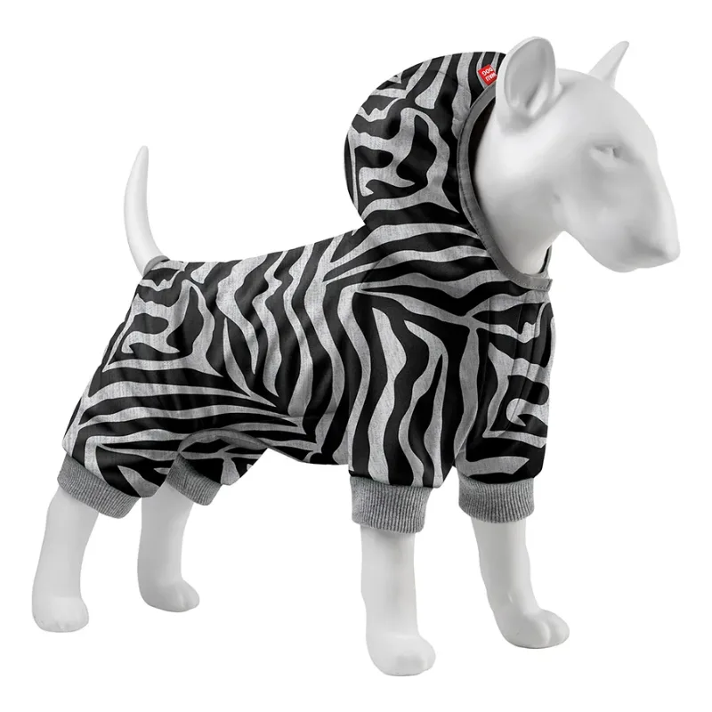 Комбінезон для собак, софтшелл «Зебра», M35 WAUDOG Clothes Dog Jumpsuit Zebra
