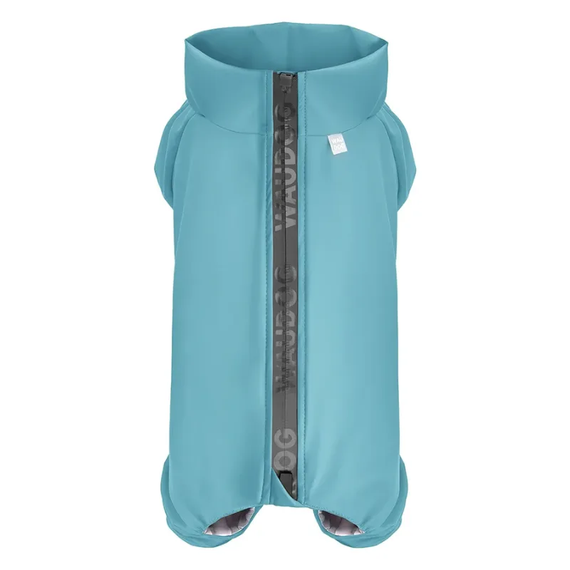 Дощовик для собак, водонепроникний, M47, блакитний WAUDOG Clothes Dog Raincoat