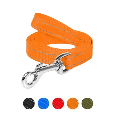Поводок нейлоновый, 25 мм × 200 см, L, оранжевый Dog Extreme Leash