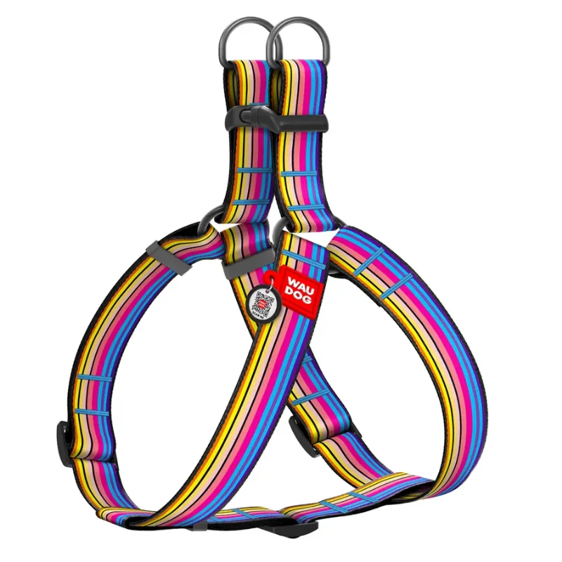 Шлея для собак «Линия 1», XL WAUDOG Nylon Harness Line 1