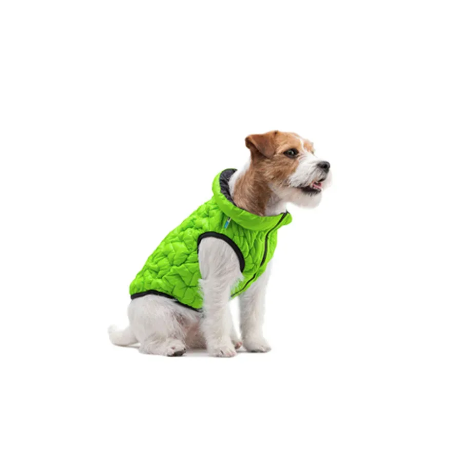 Курточка двусторонняя, M43, салатово-черная AiryVest UNI Dog Jacket