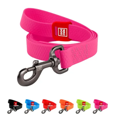 Поводок для собак водостойкий, 20 мм × 183 см, M, розовый WAUDOG Waterproof Leash
