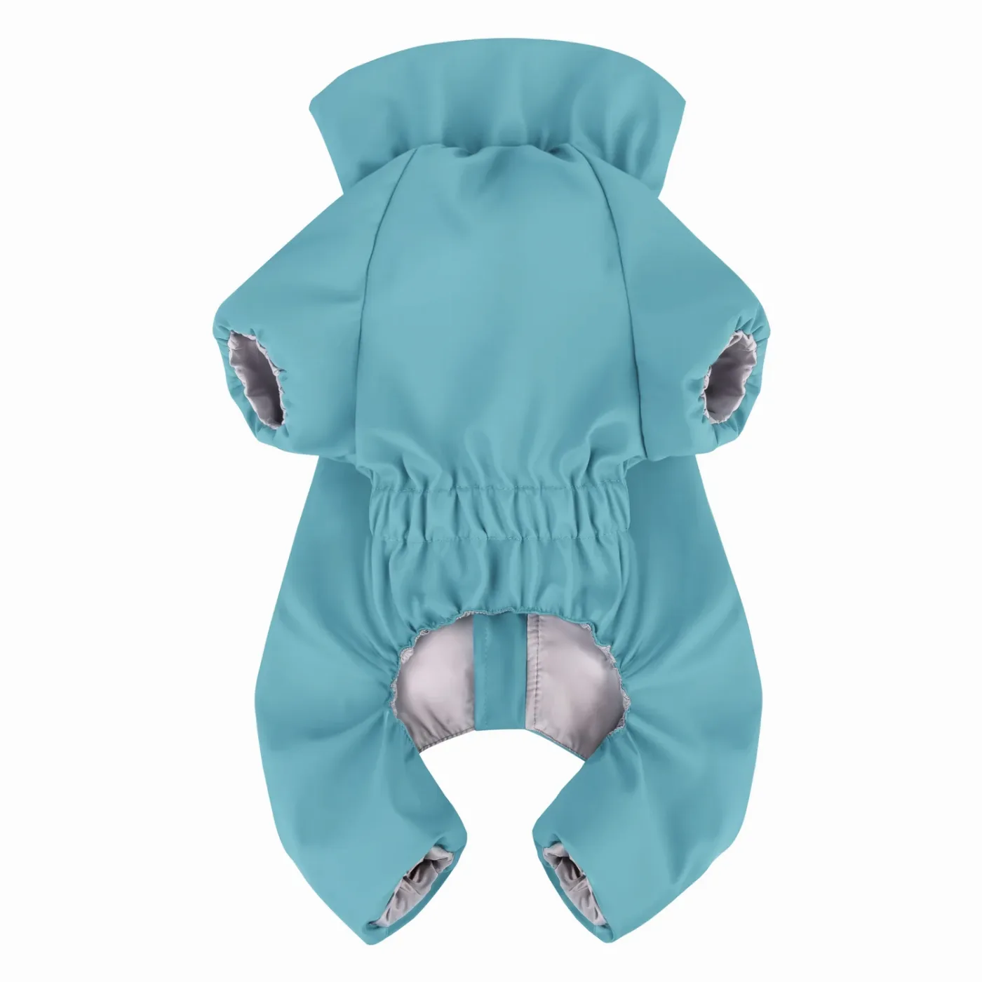 Дощовик для собак, водонепроникний, L55, блакитний WAUDOG Clothes Dog Raincoat