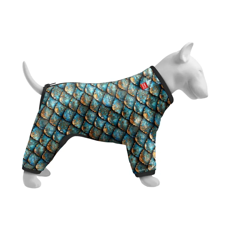 Ветровка для собак «Чешуя», XS22 WAUDOG Clothes Dog Windbreaker Scales