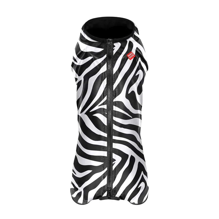 Вітровка для собак «Зебра», S35 WAUDOG Clothes Dog Windbreaker Zebra